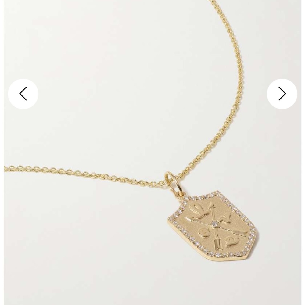 Sydney Evan 14k Love Diamond Nevklace RT $1310 - Picture 4 of 5